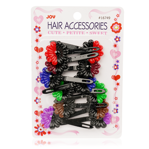 Joy Daisy Barrettes 12ct Two-Tone