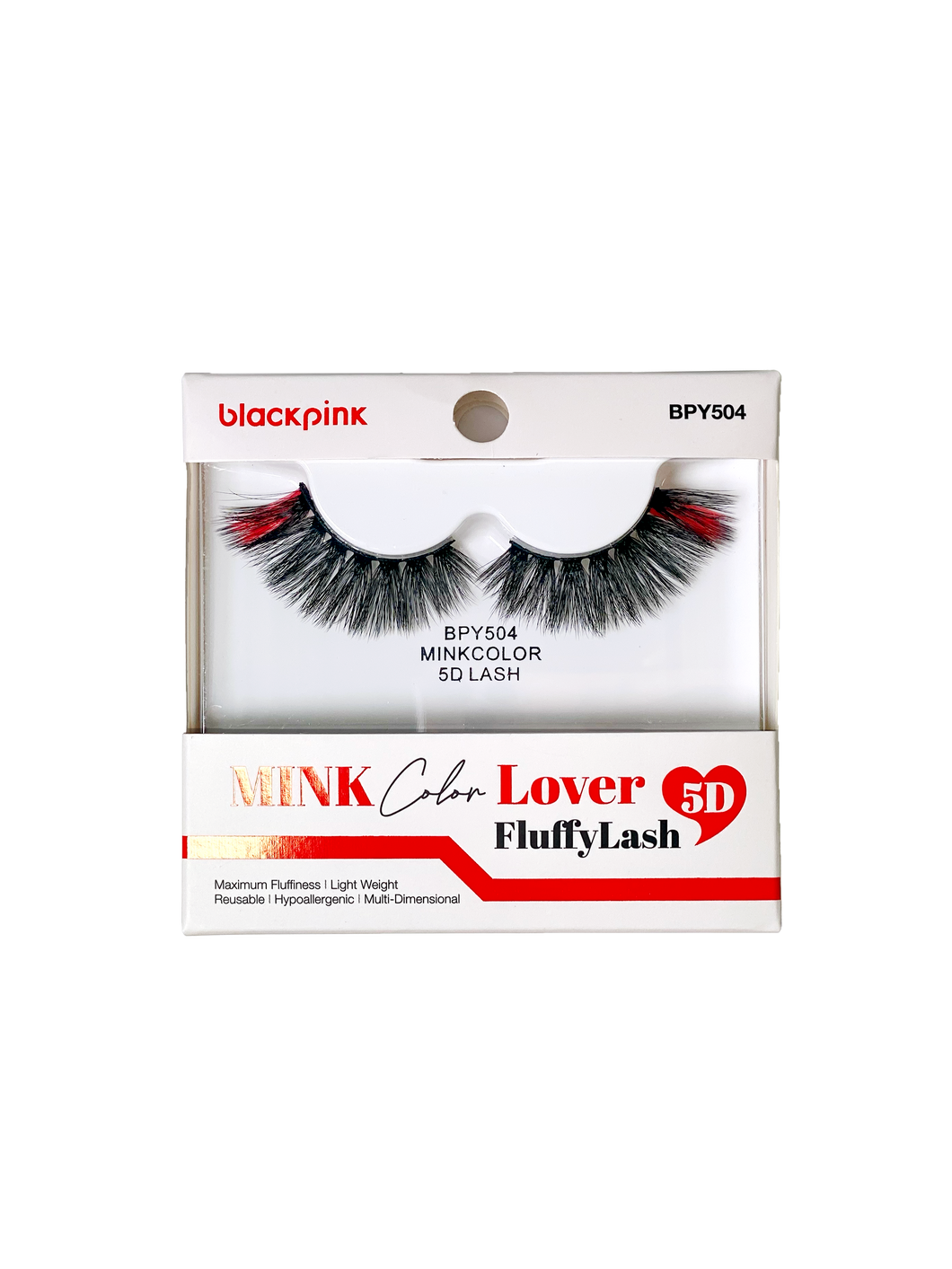 Blackpink 5D Faux Mink Color Lover Fluffy Lash 504