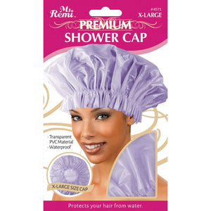 Ms. Remi Deluxe Transparent Premium Shower Cap Xl Asst Color