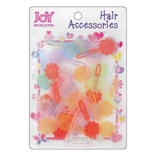 Joy Petit Daisy Barrettes Assorted Silver