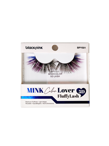 Blackpink 5D Faux Mink Color Lover Fluffy Lash 501