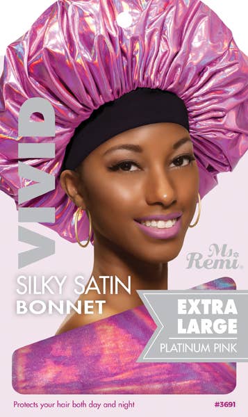 Ms. Remi Silky Satin Vivid Bonnet XL Platinum Assorted Color