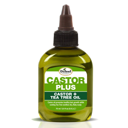 Premium Castor Plus Tea Tree - Pro-Growth + Scalp Care Oil 2.5oz