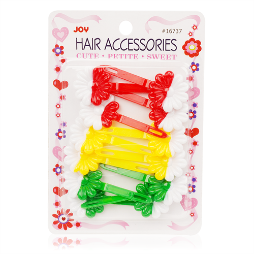 Joy Daisy Barrettes 12ct