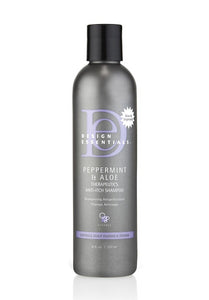 Design Essentials Peppermint & Aloe Therapeutic Anti Itch Shampoo 8oz