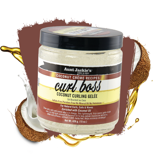 Aunt Jackie’s Curl Boss Coconut Gelee 15 oz