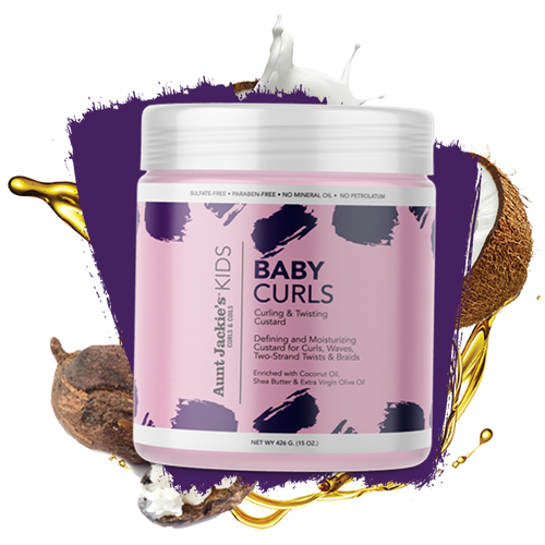 Aunt Jackie’s Baby Girls Curls Curling & Twisting Custard 15 oz