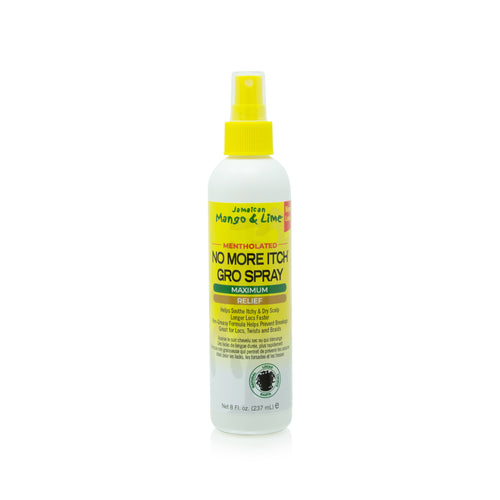 Jamacian Mango & Lime Mentholated No More Itch Gro Spray 8 oz