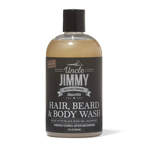 Uncle Jimmy’s Hair Beard & Body Wash 12 fl oz