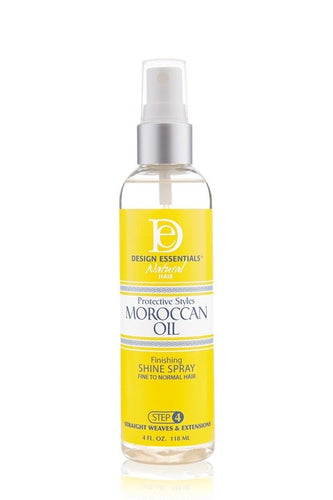 Design Essentials Moroccan Oil Finishing Shine Spray 4 oz