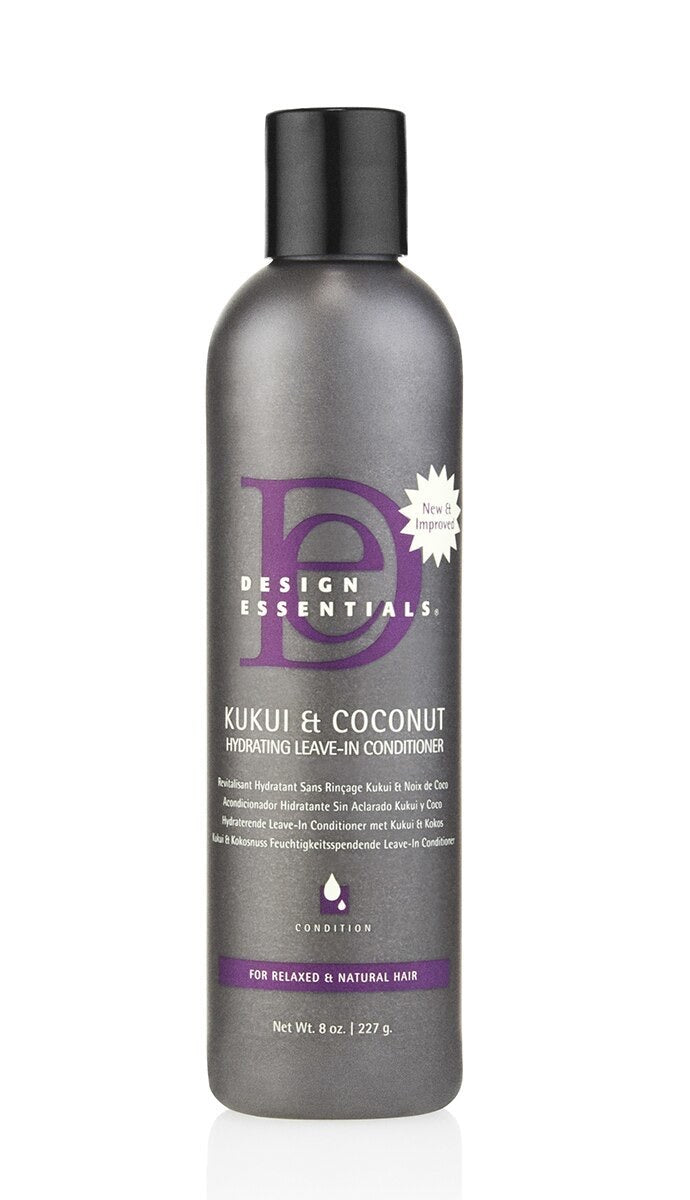 Design Essentials Kukui & Coconut Hydrating Leave In Conditioner 8 oz