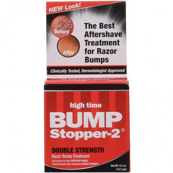 High Time Bump Stopper 2 Double Strength Razor Bump Treatment 0.5 oz