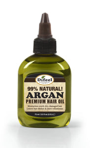 Difeel Premium Natural Hair Oil Argan Oil 2.5 oz.