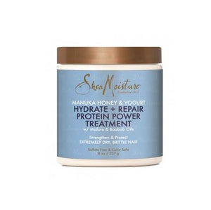 SheaMoisture Manuka Honey & Yogurt Hydrate + Repair Protein Power Treatment 8 oz