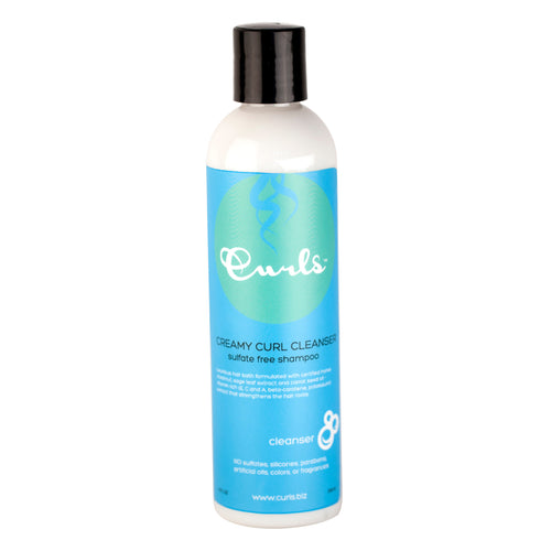 Curls Creamy Curls Cleanser Sulfate Free Shampoo 8 oz