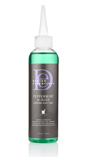 Design Essentials Peppermint & Aloe Soothing Scalp Tonic 4oz