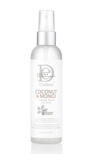 Design Essentials Coconut & Monoi Intense Shine Oil Mist 4oz