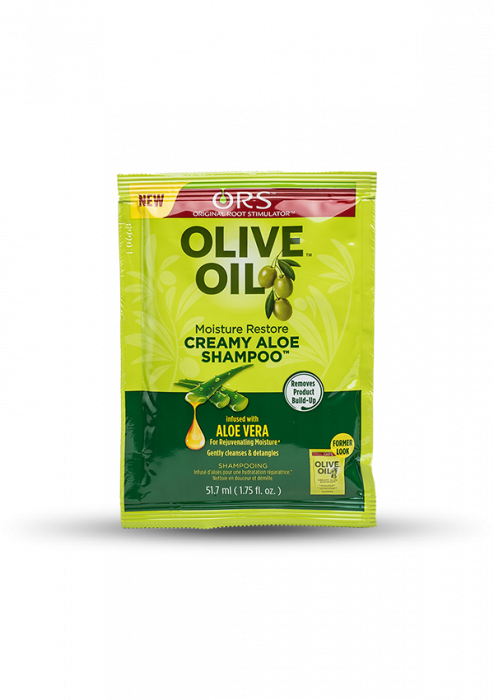 ORS Olive Oil Creamy Aloe Shampoo Pack 1.7 fl oz – Hairtage Roots Beauty  Supply