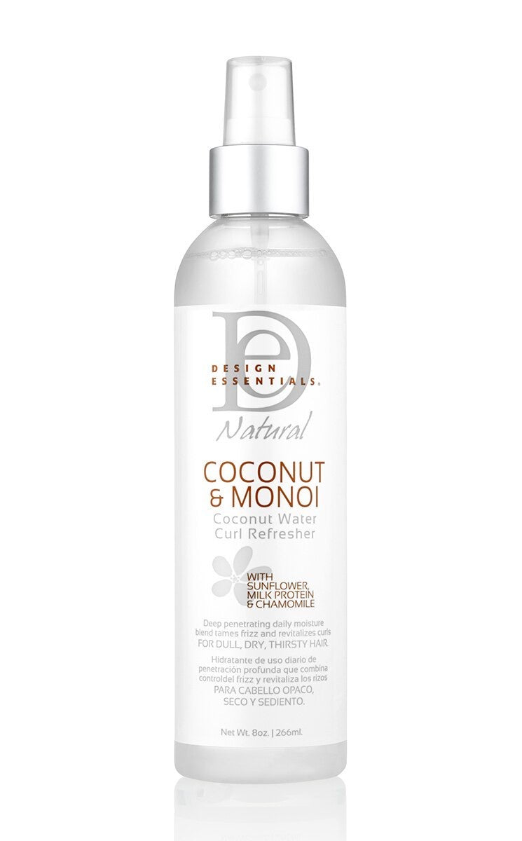 Design Essentials Coconut & Monoi Coconut Water Curl Refresher Spray 8oz