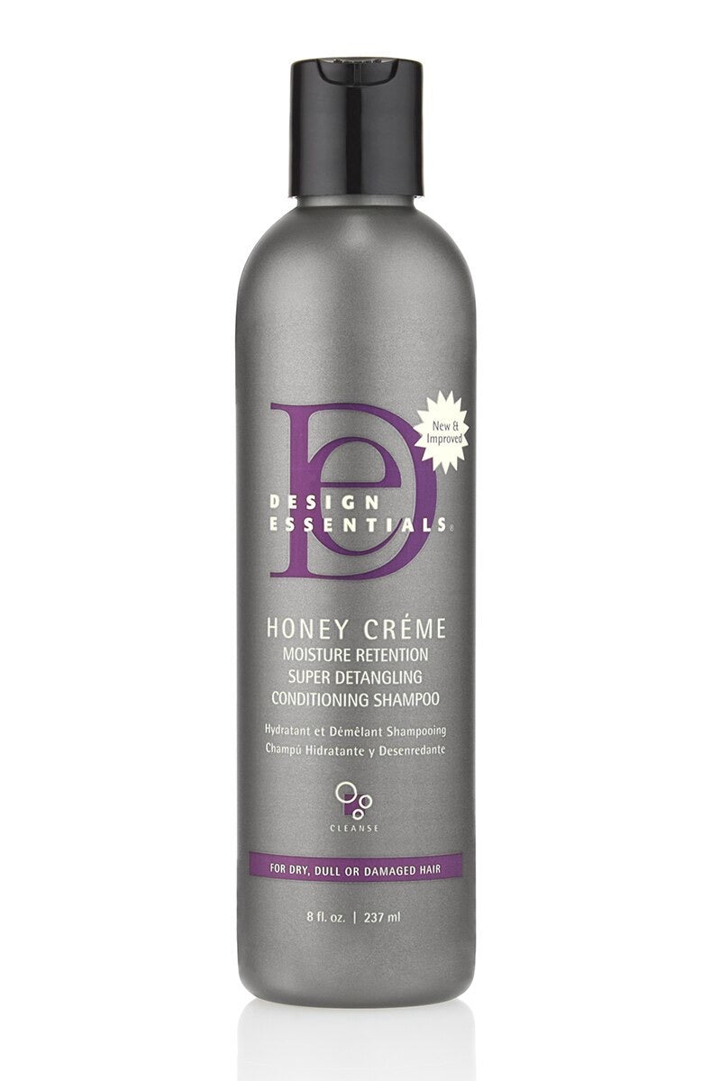 Design Essentials Honey Creme Moisture Retention Super Detangling Conditioning Shampoo 8oz
