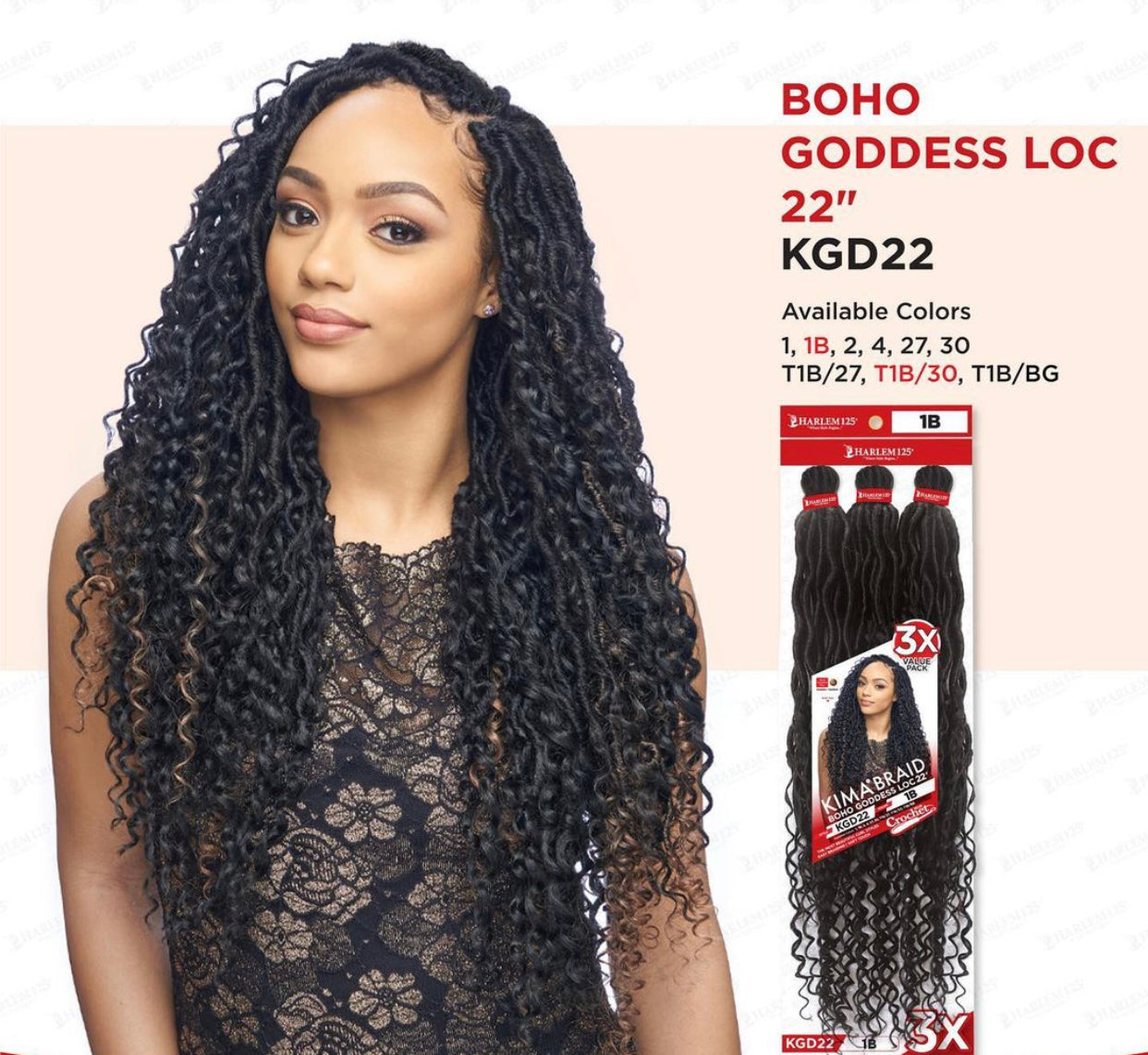 Harlem125 Kima Braid Boho Goddess Locs 22” – Hairtage Roots Beauty Supply