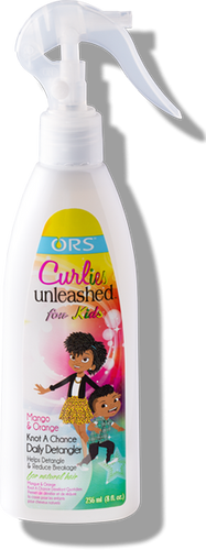 ORS Curlies Unleashed Kids Mango & Orange Knot A Chance Daily Detangler 8 fl oz
