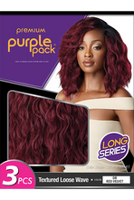 Load image into Gallery viewer, Outre Premium Purple Pack Long Series Weave - TEXTURED LOOSE WAVE 3pcs