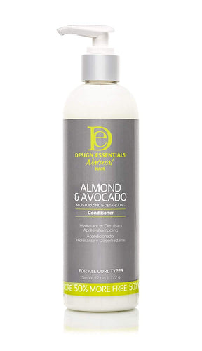 Design Essentials Almond & Avocado Moisturizing & Detangling Conditioner 12oz
