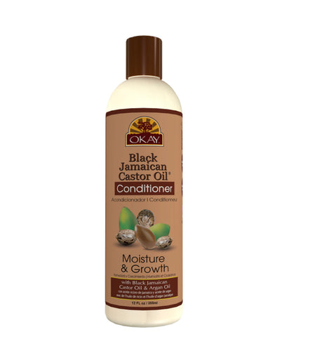 OKAY Black Jamaican Castor Oil Conditioner 12 fl oz