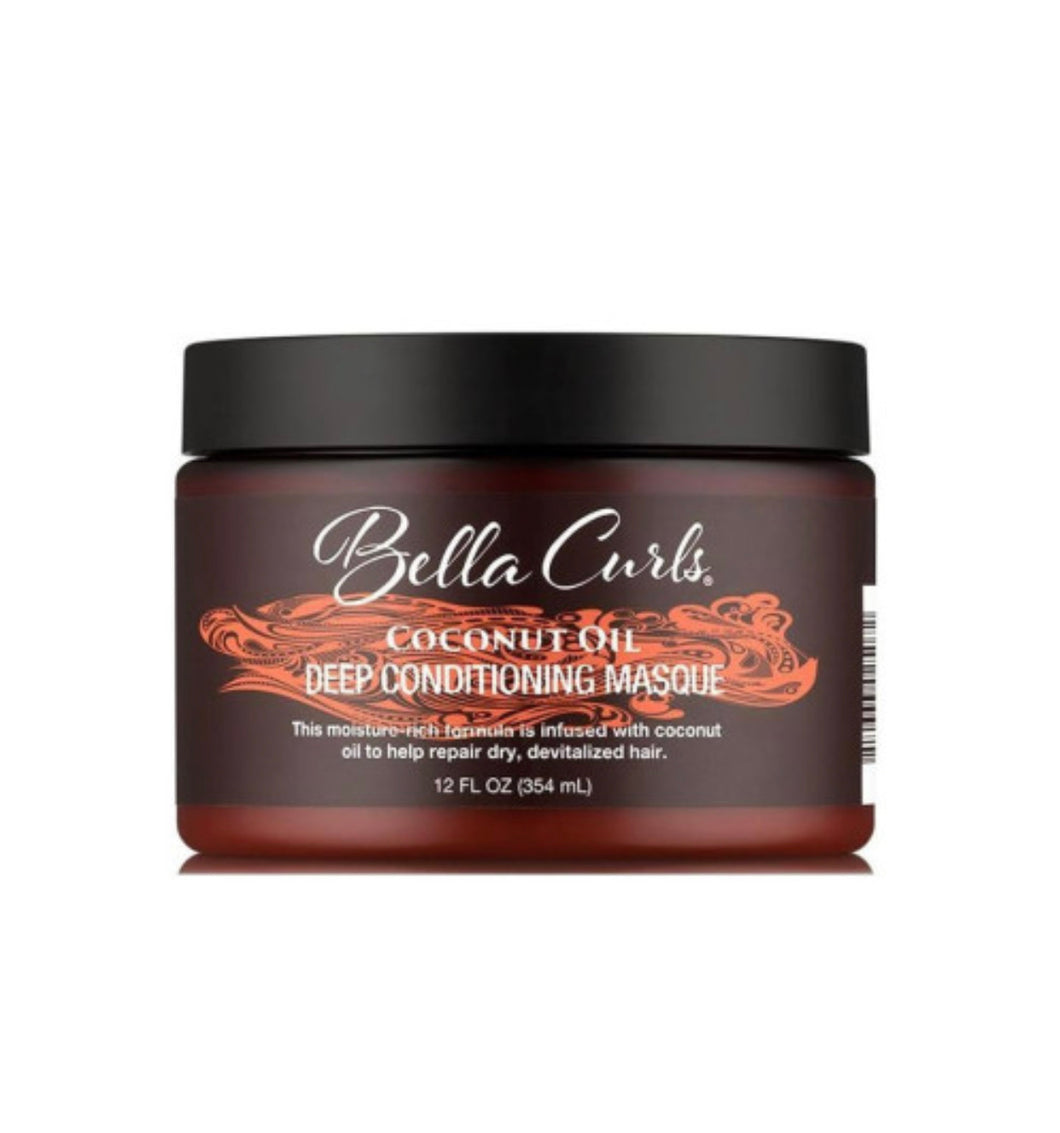 Bella Curls Coconut Oil Deep Conditioning Masque 12 oz