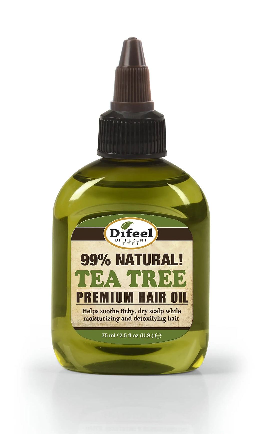 Difeel Premium Natural Hair Oil Tea Tree Oil 2.5 oz.
