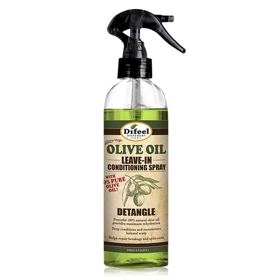 Difeel Olive Oil Detangle Leave In Conditioning Spray 6oz