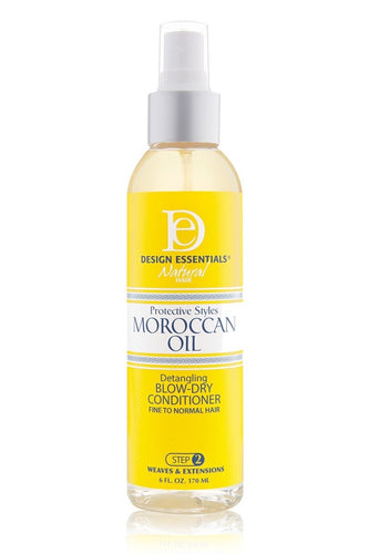 Design Essentials Moroccan Oil Detangling Blow Dry Conditioner 6oz