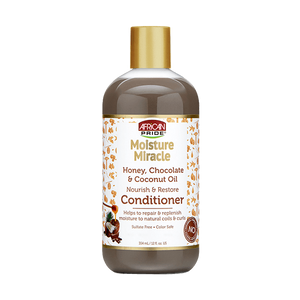 African Pride Moisture Miracle Honey & Chocolate Coconut Conditioner 12 fl oz