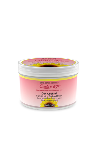 Jane Carter Solution Curls to GO Curl Cocktail Conditioning Styling Cream 12 oz